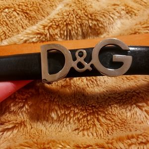Marco Bianchini D&G Black Leather Belt
